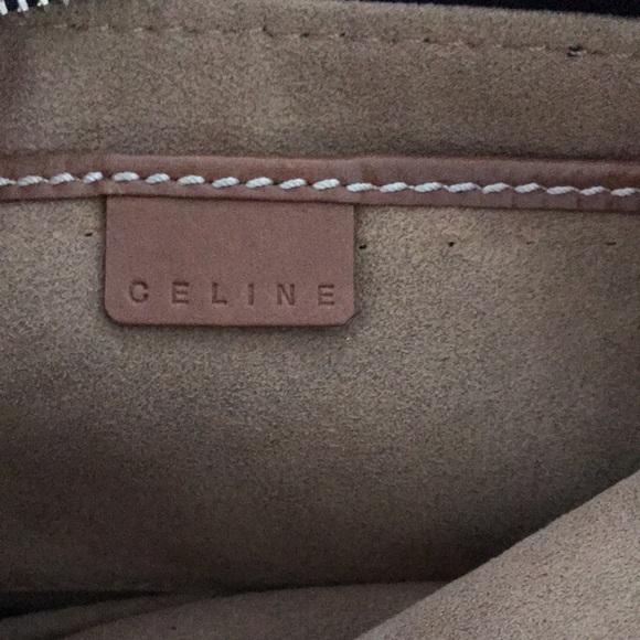 Celine fabric bag with zipper top - Picture 5 of 8